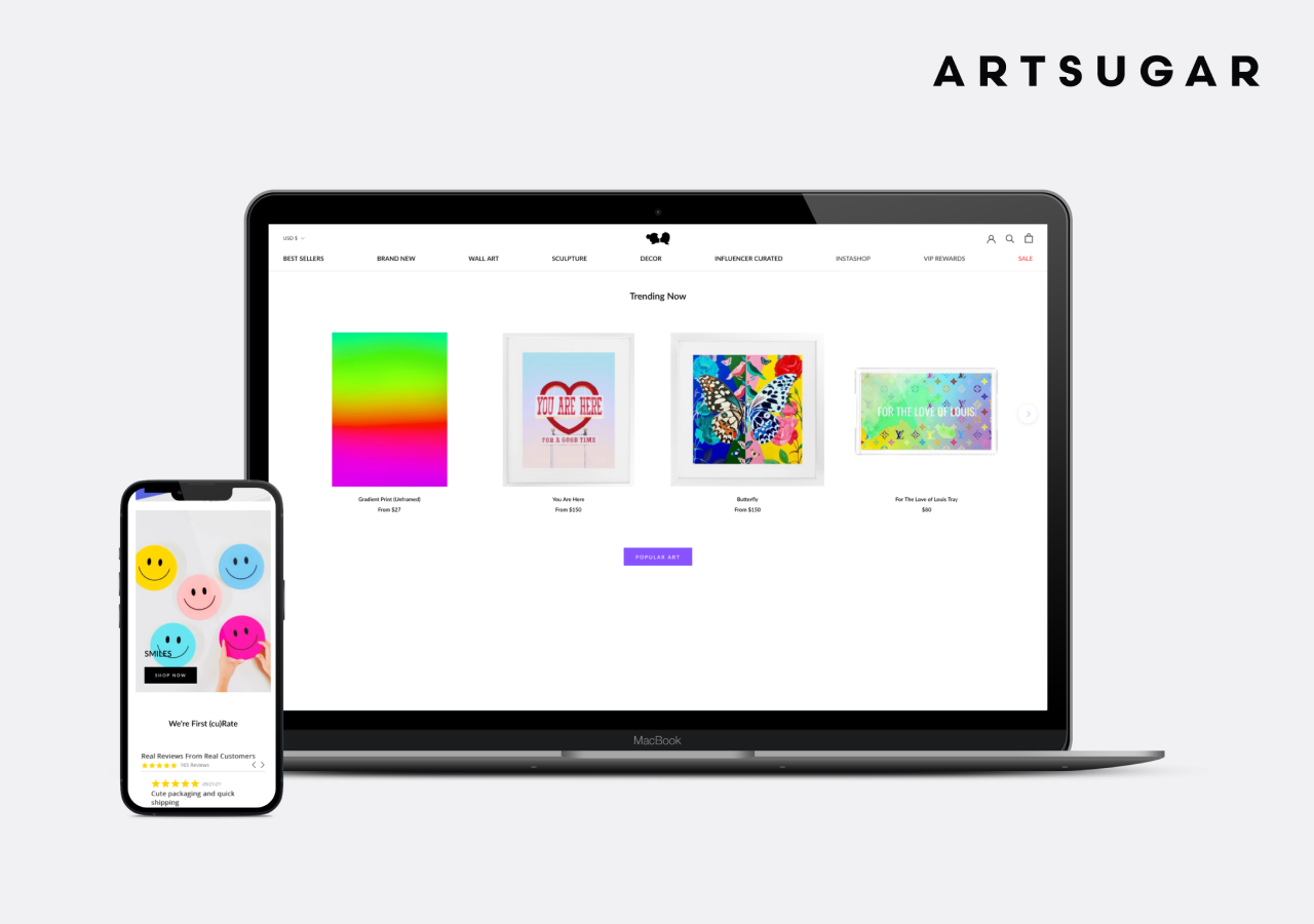 Interactive Shopify App for Visualizing Art in Customer Homes