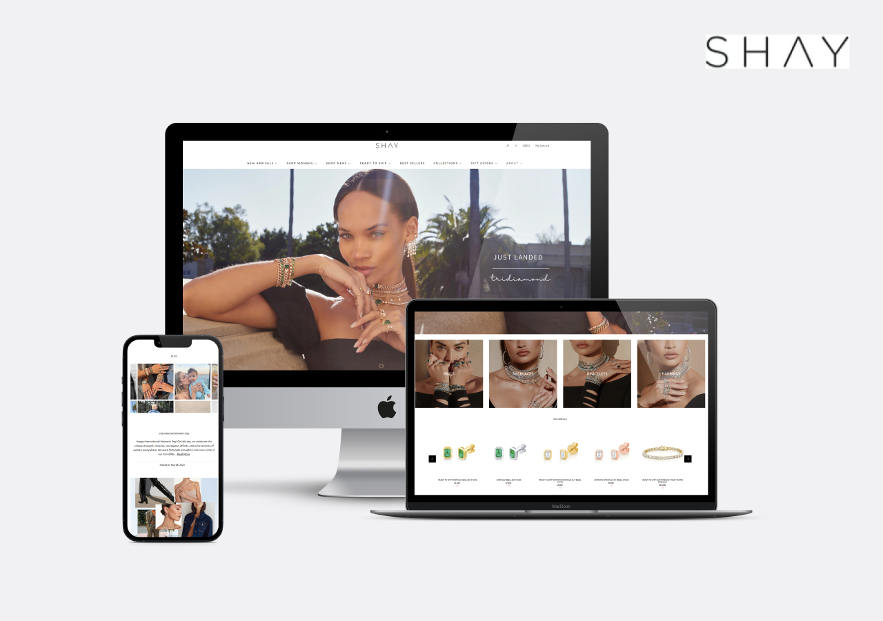 Shopify Website Transformation for a Luxury Jewelry Brand